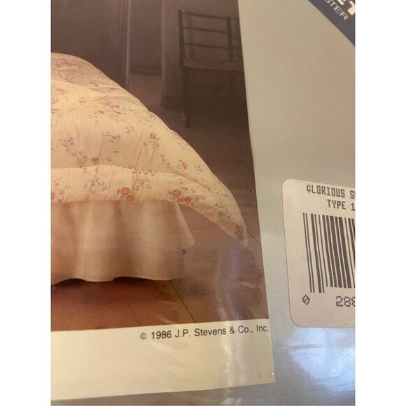 Stevens Tastemasters Easy Care Full Sheet set Glorious Spring 1986 new Usa - Picture 3 of 3